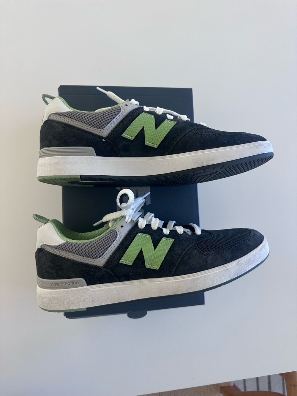 Shoyoroll x New Balance Mat Kimono 574 Sneakers. White Green. 10.5